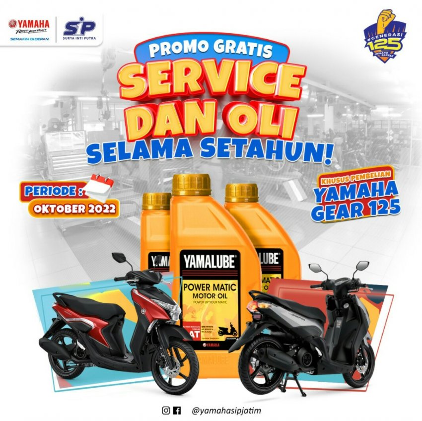 Yamaha Stsj Bagikan Program Spesial Beli Gear Gratis Service Dan