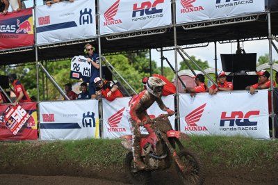 Crosser Binaan Astra Honda Raih Point  Perdana di MXGP Lombok