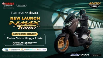 40 Menit NMAX Turbo Terjual 1.000 unit, Melalui Blibli