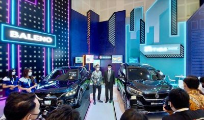 Suzuki All New Ertiga Hybrid : PRIMADONA BOOTH SUZUKI GIIAS SURABAYA 2022