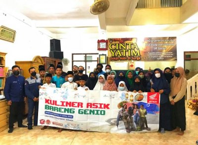 MPM Honda Jatim : BERSAMA KOMUNITAS GENIO TANAMKAN NILAI SOSIAL DI BULAN SUCI RAMADHAN