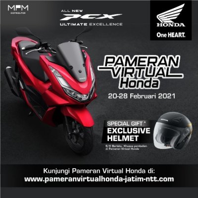 PT. Mitra Pinasthika Mulia (Honda Jatim) : IKUTI KESERUAN VIRTUAL LAUNCHING GENERASI TERBARU ALL NEW HONDA PCX &amp; DAPATKAN VOUCHER BELANJA JUTAAN RUPIAH