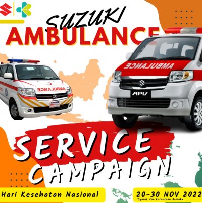 PERINGATI HARI KESEHATAN DUNIA KE-58, SUZUKI HADIRKAN AMBULANCE SERVICE CAMPAIGN UNTUK FLEET CUSTOMER