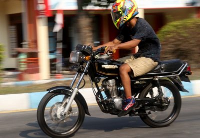 Mega Pro. Bertransformasi jadi GL-125 dengan performa khas herex.