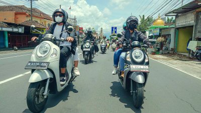 #Cari_Aman Berkendara Saat Mudik Lebaran, Bersama Keluarga