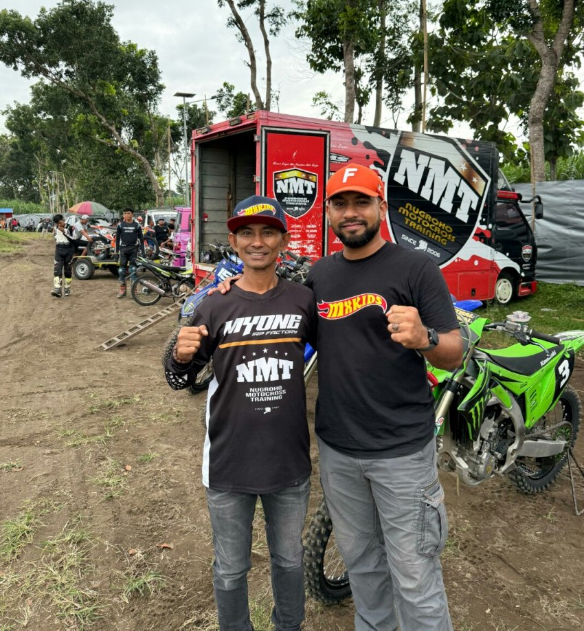 SAUDAGAR MUDA MALAYSIA TERPUKAU OLEH MEGAHNYA SIRKUIT PRAGA & POLA PELATIHAN NUGROHO MOTOCROSS TRAINING