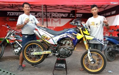 Noufal &amp; Houce. Kembali menggebrak di akhir musim kompetisi supermoto 2020, dengan panji Belalang Tempur Supermoto Team, Jatim. 