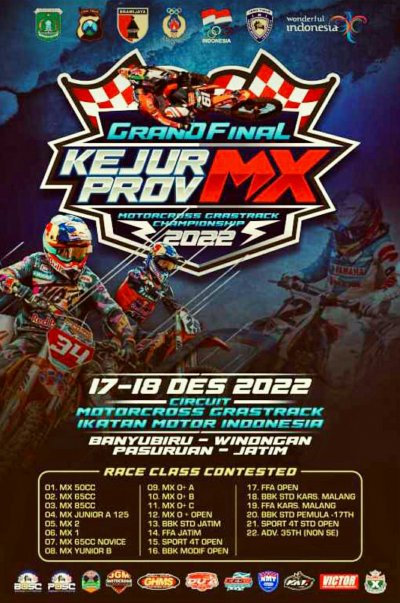 Preview - Grand Final Kejurprov MX GTX Openchampionship 2022, Pasuruan : AJANG GAYA BALAP BERKELAS DI SERI PAMUNGKAS &amp; MENJADI RANGKAIAN SOSIALISASI SPORT TOURISM