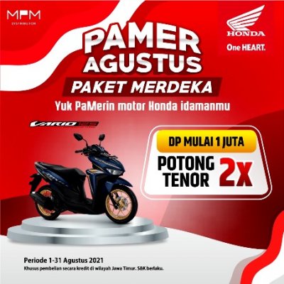 YUK PAMERIN HONDA VARIO 150 IDAMANMU &amp; DAPATKAN PAKET MERDEKA HONDA VARIO 150