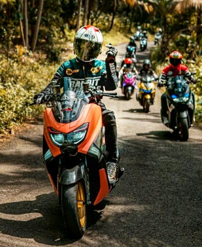 Healing Maximal, Komunitas Maxi Yamaha Lakukan Touring Gabungan ke Pantai Pangandaran