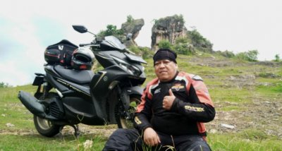 Ganjar Gumilang. Tuntas mengeksplore performa All New Aerox 155 Connected/ABS melalui pengalaman saat mengikuti virtual touring. 