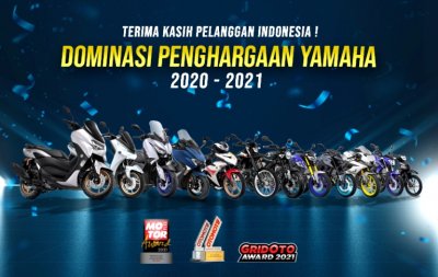 Yamaha Kembali Unggul di Grid Oto Award 2021