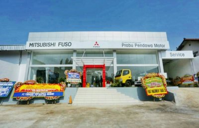 Dealer 3S (Sales, Service, Spare Part) PT. Prabu Pendawa Motor, Ciawi, Jawa Barat. Lokasi representatif, menunjang layanan prima konsumen Fuso &amp; calon konsumen. 