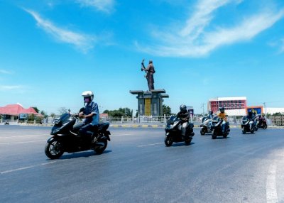 Sunmori Makin Bermakna, Konsumen Honda PCX Kupang Gelar Bakti Sosial