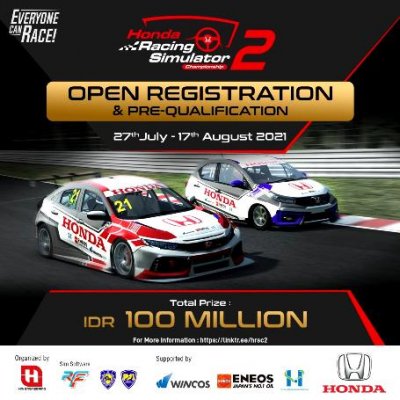 Honda Racing Simulator Championship 2 : KEMBALI DIGELAR MAKIN SPEKTAKULER, HONDA BRIO RS URBANITE TAMPIL SEBAGAI MOBIL BALAP BARU