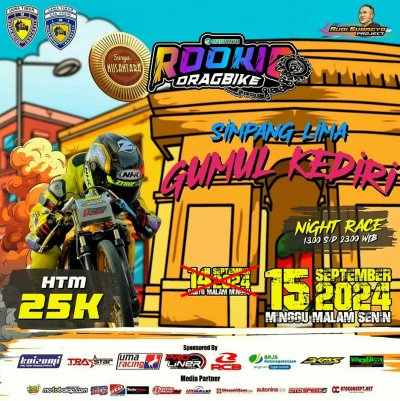 Surya Rookie Drag Bike 2024, Kediri : KOALISI SOSIALISASI REDUKSI AKSI BALAP LIAR