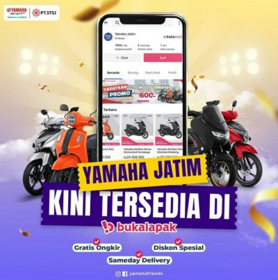 BERIKAN KEMUDAHAN, YAMAHA STSJ HADIR DI BUKALAPAK.COM