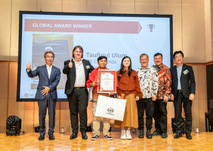 UD Trucks Indonesia Rayakan Kemenangan Pengemudi Indonesia di ajang global UD Extra Mile Challenge 2024