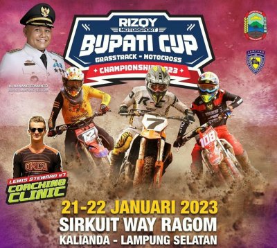 Preview - Rizqy Motorsport Bupati Cup Grasstrack Motocross Championship 2023 (21-22/1/2023), Way Ragom, Kalianda, Lampung Selatan : RANGSANG GAIRAH PETARUNG LOKAL, DENGAN KEMASAN EVENT SETARA NASIONAL !