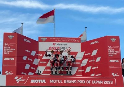 Veda Persembahkan Podium Tertinggi di ATC Motegi