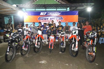 Soft launching Rizqy Motor Boss Mild MX-GTX Team, Pasuruan 2020. Kembali mengelola strategi mempertahankan gelar champion di 2019. 