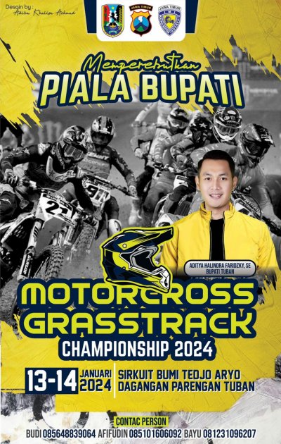 Preview - Tuban Motocross &amp; Grasstrack Championship 2024, Piala Bupati : MOMENTUM KEBANGKITAN CROSSER TRACKER TUBAN &amp; OPTIMIS GAIRAHKAN  SPORT TOURISM