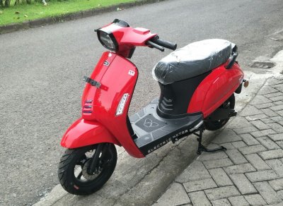 Viar E Motor EV1. Desain kekinian &amp; performa meyakinkan, pantas menjadi incaran. 