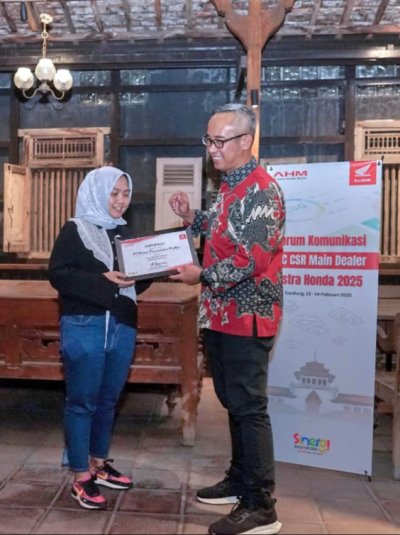 MPM Honda Jatim Raih Penghargaan Perusahaan Terbaik di Bidang CSR versi AHM