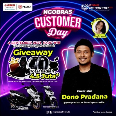 Yamaha Jatim Adakan Live Spesial Customer Day 2021