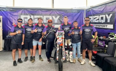 Rizqy Motorsport. Wakil MX Team Indonesia, konsisten menembus &amp; berlaga di kompetisi level dunia.