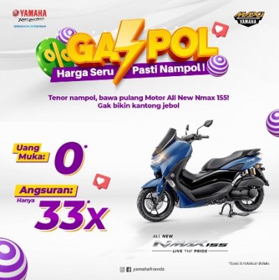 Bikin Geger, DP 0 Sudah Bisa Bawa Motor Yamaha All New N Max 155