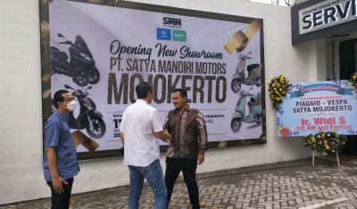 Terus Perkuat Layanan Premium di Jawa Timur, PT. Piaggio Indonesia Buka Dealer Piaggio Vespa di Mojokerto