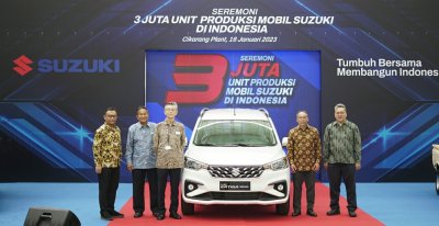 SUZUKI INDONESIA TOREHKAN PENCAPAIAN 3 JUTA UNIT PRODUKSI MOBIL UNTUK MOBILITAS INDONESIA DAN GLOBAL