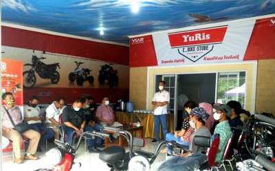 Grand Launching Yuris E-Bike Smart Store, Sidoarjo : BANGUN STANDARISASI OUTLET VIAR E-BIKE, DALAM MENYAMBUT ERA MOTOR &amp; SEPEDA LISTRIK