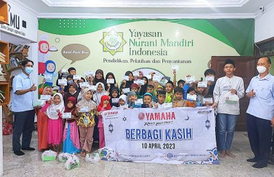 Yamaha STSJ : PEDULI KASIH BERBAGI KEBAHAGIAAN DI PANTI ASUHAN