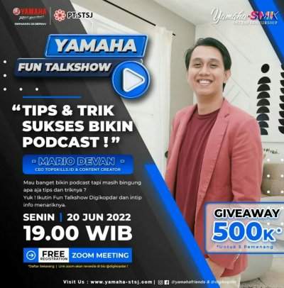 Yamaha STSJ : INI TEKNIK &amp; ALANGKAH AWAL BUAT PODCAST