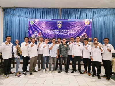 Kabinet Pengcab IMI Kabupaten Malang. Gelar rapat koordinasi, persiapan jelang hadapi Porprov IX 2025 &amp; menyatakan siap tempur.