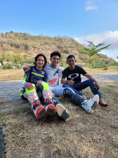 NUGROHO MOTOCROSS TRAINING  KEDATANGAN TAMU ISTIMEWA