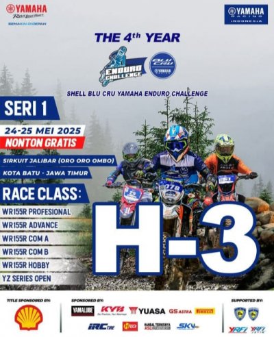 INI PANJANG LINTASAN SHELL BLUCRU YAMAHA ENDURO CHALLENGE 2025, BATU