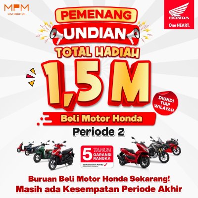 KEBAHAGIAAN DI AKHIR TAHUN, INI 200 PEMENANG UNDIAN BERHADIAH TOTAL 1,5 MILYAT TAHAP 2