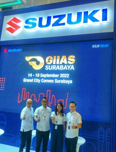 KEMBALI HADIR DI GIIAS 2022 SURABAYA, SUZUKI PAMERKAN PRODUK-PRODUK TERBARUNYA