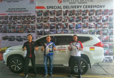 Yosia Chrismawan Wiguna SE - Ketua Biro Olahraga Roda Dua MX GTX Pemprov IMI Jatim : SAFARI TOURISM &amp; REMINDING SAFETY RIDING, BERSAMA MITSUBISHI PAJERO