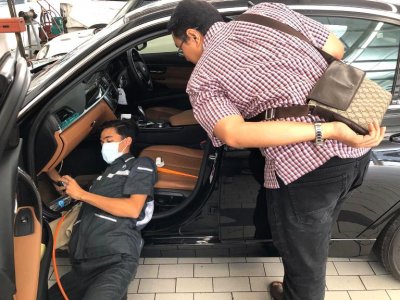 BMW Astra. Sosialisasi &amp;peduli menjaga kesehatan masyarakat dengan layanan maintenance sirkulasi udara gratis.