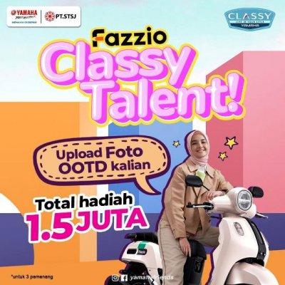 Yamaha STSJ - Fazzio Classy Talent : UNGGAH FOTO KECE, BISA DAPATKAN HADIAH !