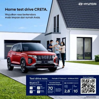 Hyundai Hadirkan Program “Hyundai CRETA Home TestDrive” untuk Berikan Kenyamanan Bagi Pelanggan