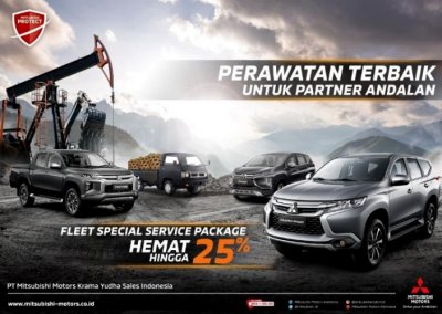 MITSUBISHI LUNCURKAN KEMUDAHAN PROGRAM FLEET SERVICE PACKAGE