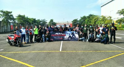 Jelajahi Alam, Bikers Honda Buktikan Ketangguhan Honda ADV 160