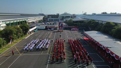 MPM Honda Jatim Semarakkan Kemerdekaan,  Dengan Menggelar Upacara Bendera