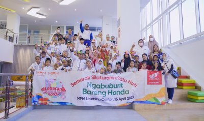 Kolaborasi MPM Honda Jatim &amp; MPM Insurance, Berbagi Kebahagiaan Bersama Anak Yatim di Momen Ramadan