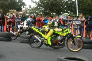 Gudang Garam Kapolres Cup IMS Drag Bike openchampionship 2019, Kediri. Pantas menjadi acuhan &amp; parameter menguji performa kuda besi.